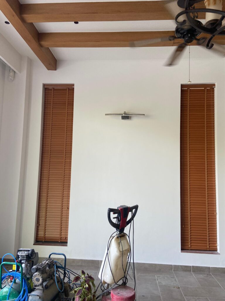 window wooden blinds