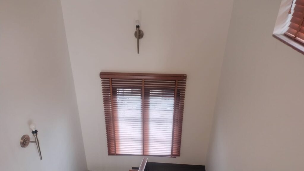 window wooden blinds